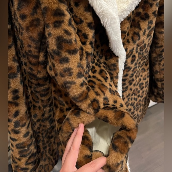 NWOT Derek Lam 10 Crosby Leopard print collared jacket - Picture 4 of 8